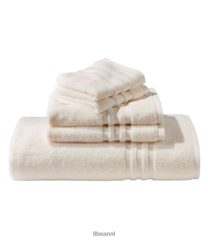 L.L.Bean unisex biologische katoenen handdoek room bad VT0647129