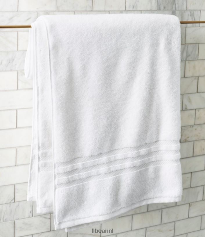 L.L.Bean unisex biologische katoenen handdoek takje bad VT0644345