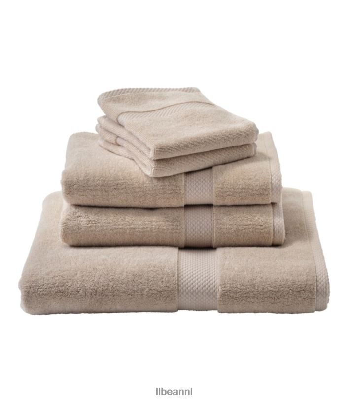 L.L.Bean unisex premium katoenen handdoekenset zandbank bad VT0645563