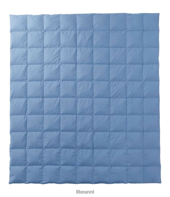 L.L.Bean unisex Primaloft dekbed in klassieke kleuren marineblauw beddengoed VT0642527