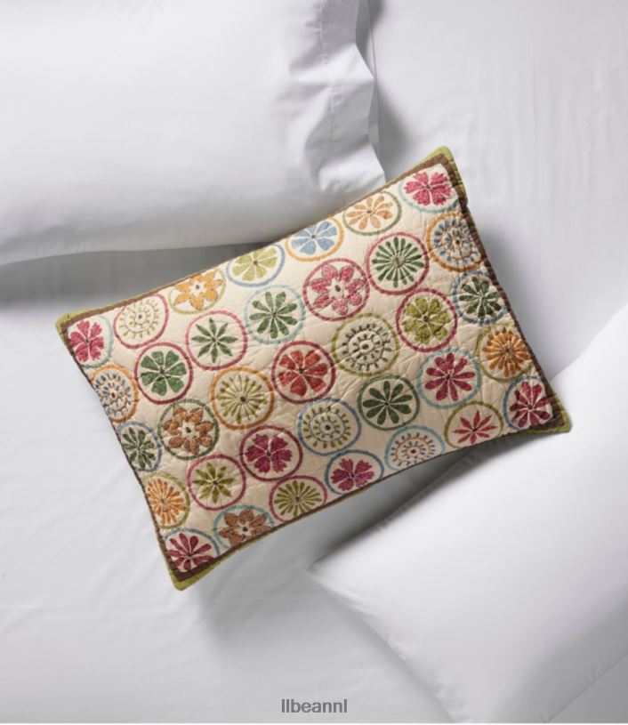 L.L.Bean unisex bloeiende cirkels quiltcollectie veelkleurig beddengoed VT0642476