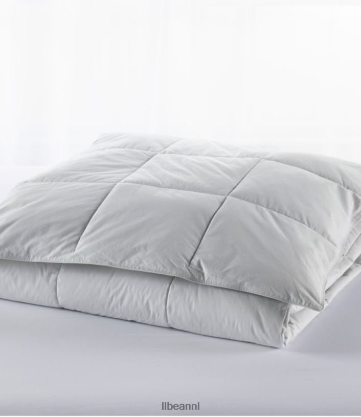 L.L.Bean unisex donzen dekbed in klassieke kleuren zilveren Maan beddengoed VT0646853