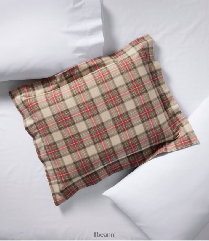 L.L.Bean unisex Heritage gemzen flanellen dekbedovertrekcollectie plaid middelgrijze plaid beddengoed VT0646376