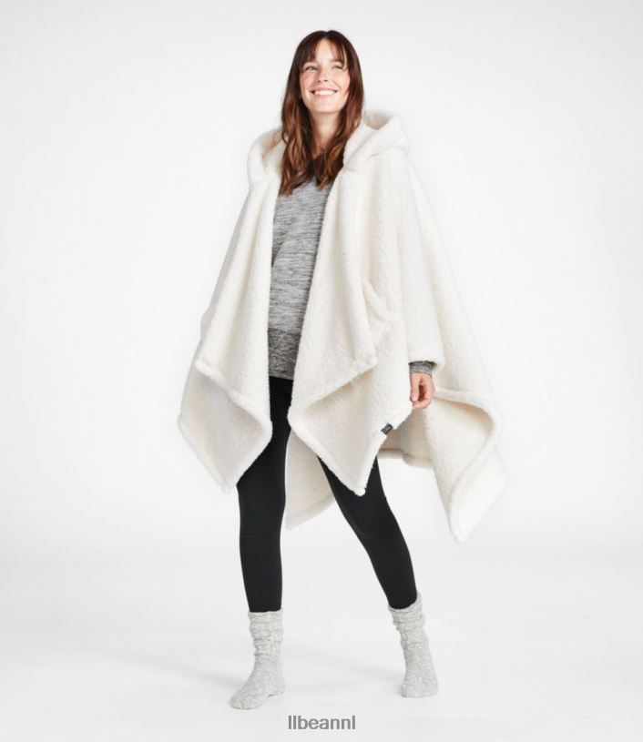 L.L.Bean unisex gezellige draagbare sherpa-sprei room beddengoed VT0645494
