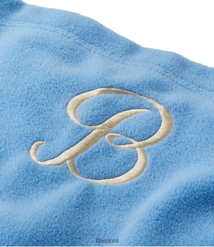 L.L.Bean unisex klassieke bergfleecedeken zacht blauw beddengoed VT0642632