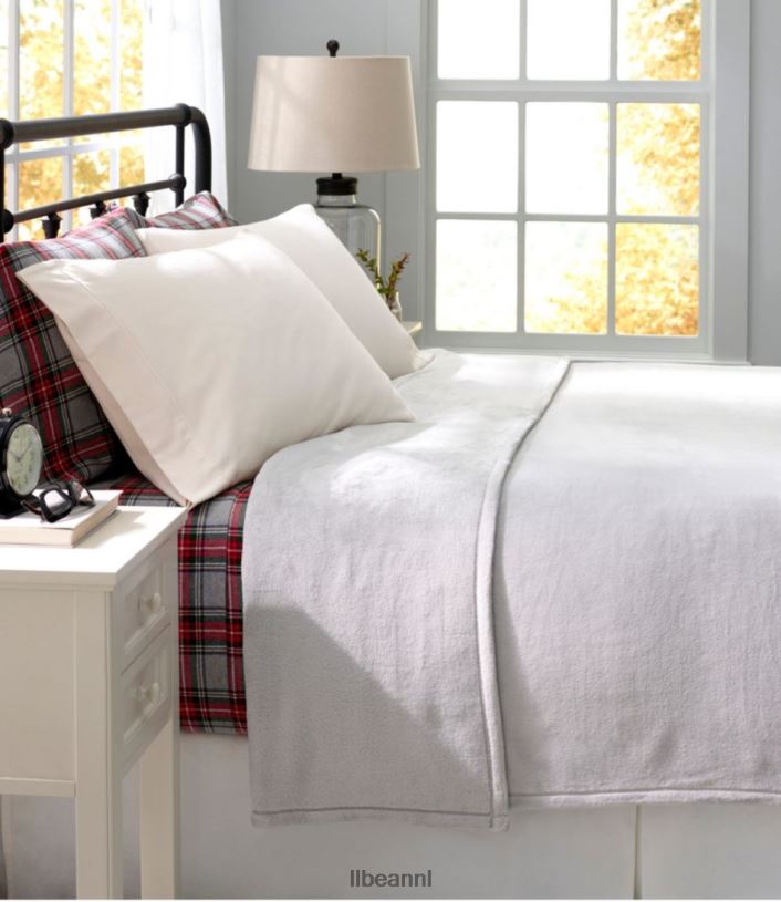 L.L.Bean unisex slechte, gezellige deken raaf blauw beddengoed VT0646280