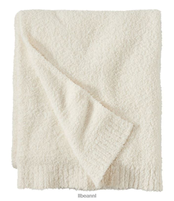 L.L.Bean unisex slechte, gezellige gebreide plaid room beddengoed VT0645611