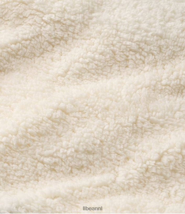 L.L.Bean unisex slechte pluche sherpa-worp kameel bruin beddengoed VT0646808