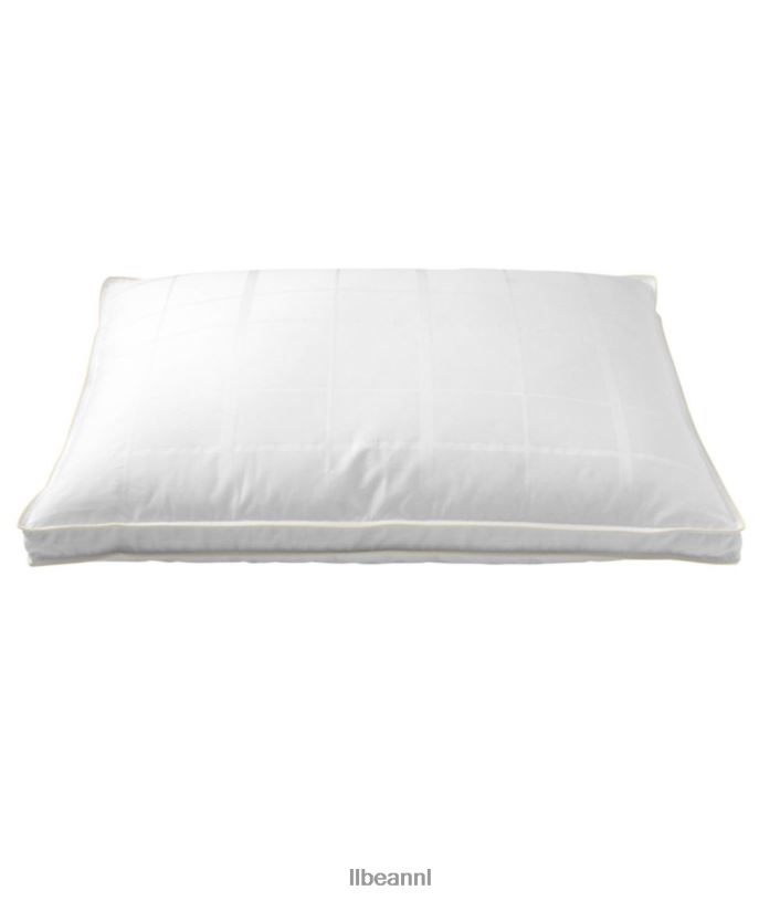 L.L.Bean unisex Kussen van witte ganzendons met een vulling van 700 vulkracht natuurlijk beddengoed VT0642638