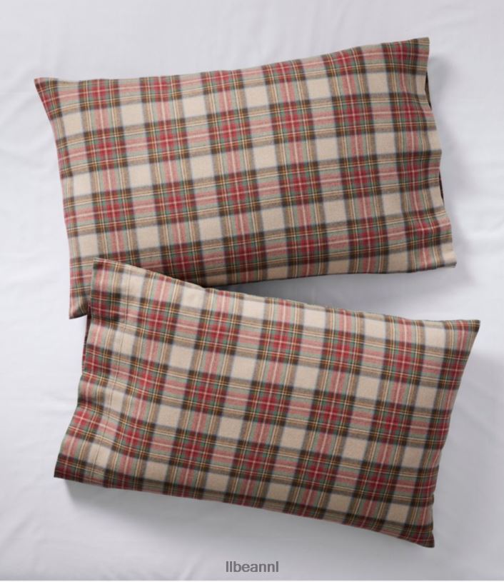 L.L.Bean unisex Heritage gemzen flanellen lakencollectie plaid antieke jurk Stewart beddengoed VT0645521