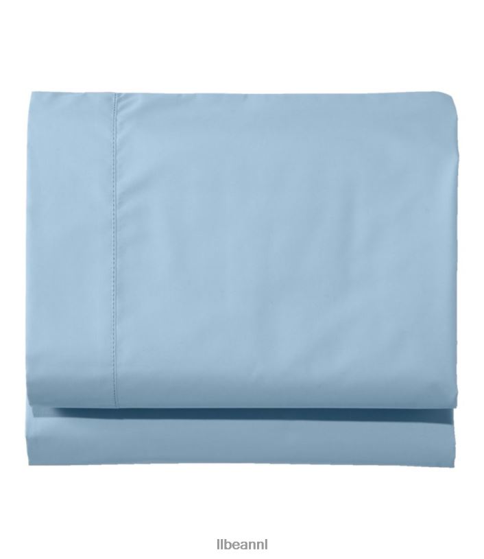 L.L.Bean unisex Plat laken van pimakatoen met een draaddichtheid van 280 draden meer beddengoed VT0644357