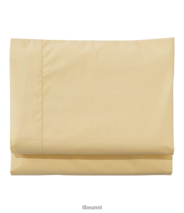 L.L.Bean unisex Plat laken van pimakatoen met een draaddichtheid van 280 draden zonlicht beddengoed VT0645527