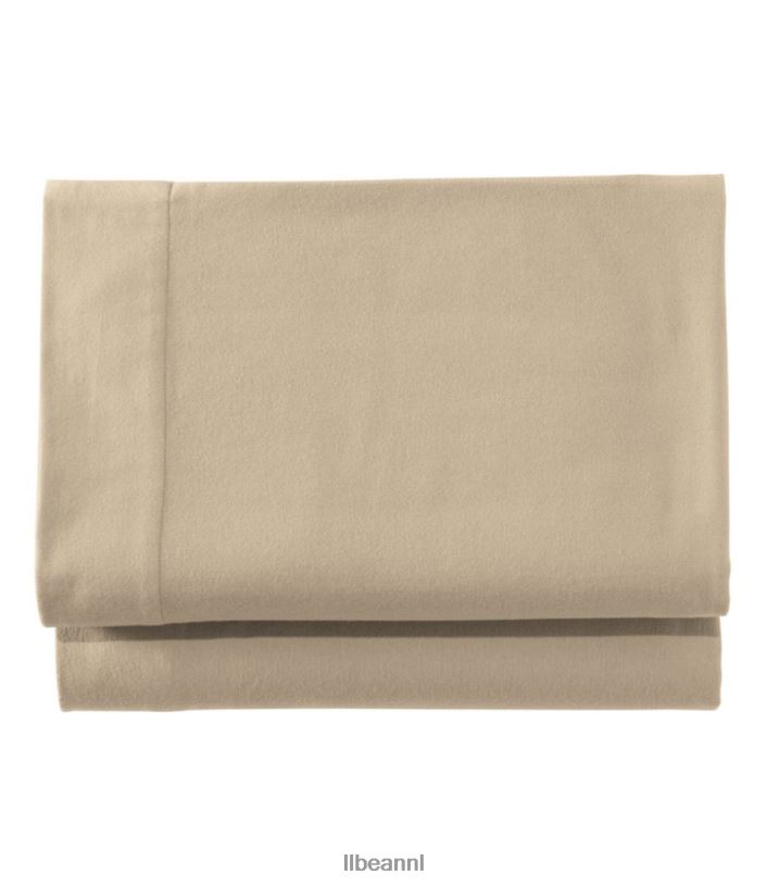 L.L.Bean unisex ultrazacht comfort flanellen laken gemonteerd drijfhout beddengoed VT0642515