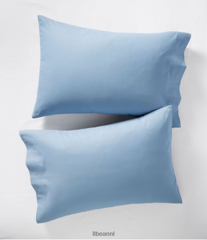 L.L.Bean unisex ultrazachte comfort flanellen lakenset marineblauw beddengoed VT0642467