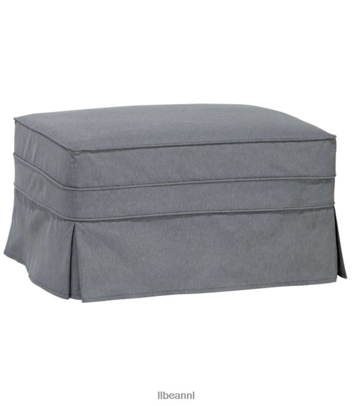 L.L.Bean unisex grenen punt hoes met hoes chambray binnenmeubilair VT0644546