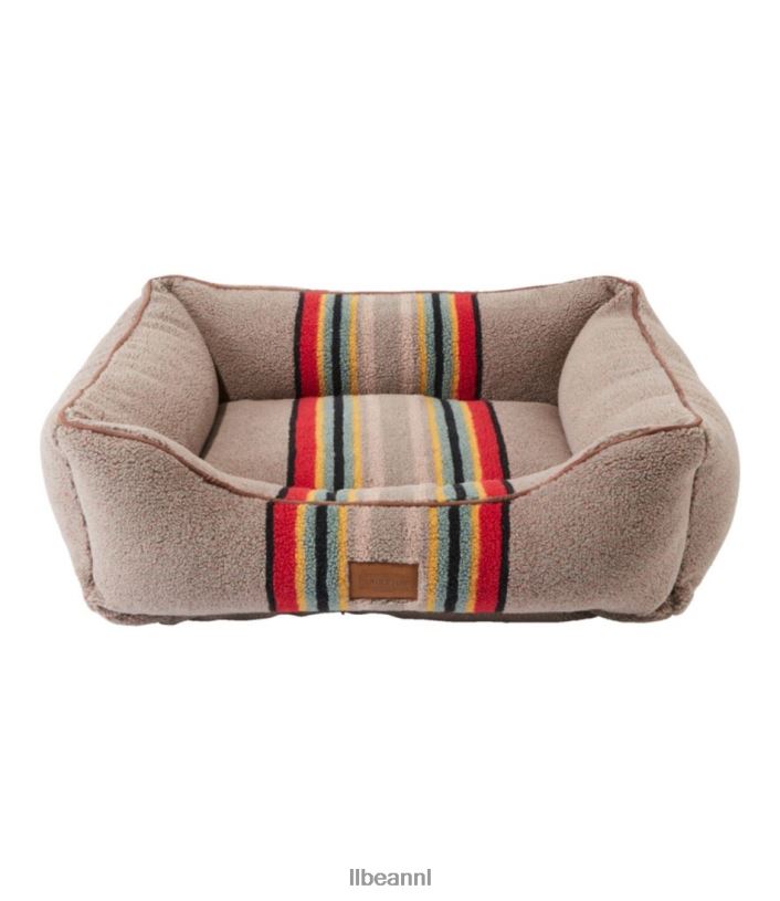 L.L.Bean unisex Vintage camping hondenmand omber huis goederen VT0641291