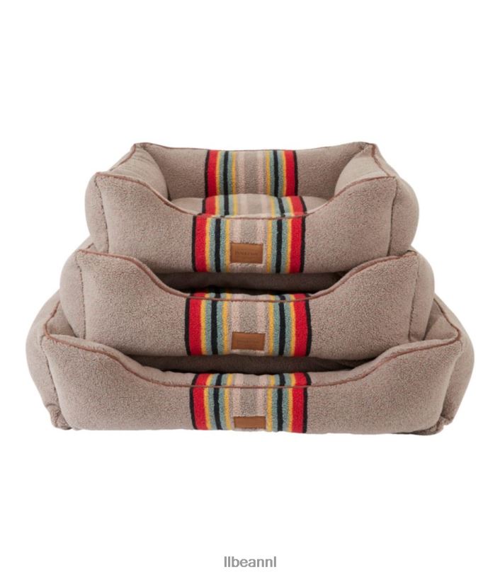 L.L.Bean unisex Vintage camping hondenmand omber huis goederen VT0641291