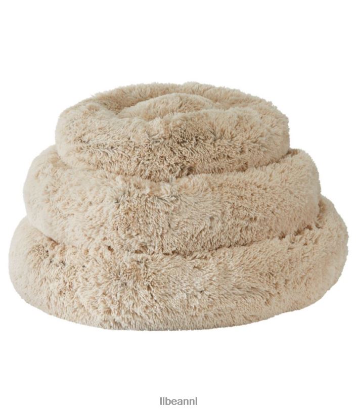 L.L.Bean unisex pluche knuffel hondenbed khaki huis goederen VT0641252