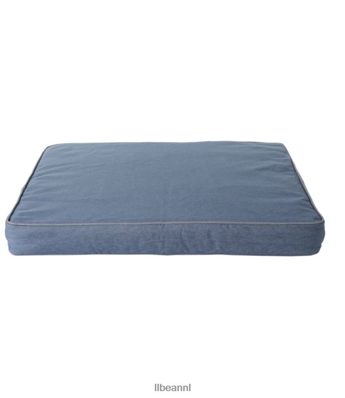 L.L.Bean unisex premium denim hondenmand rechthoekig jute huis goederen VT0641330