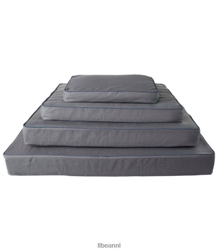 L.L.Bean unisex premium denim hondenmand rechthoekig jute huis goederen VT0641330