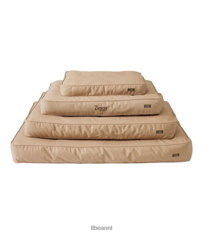 L.L.Bean unisex premium denim therapeutisch hondenbed rechthoekig platina huis goederen VT0646190