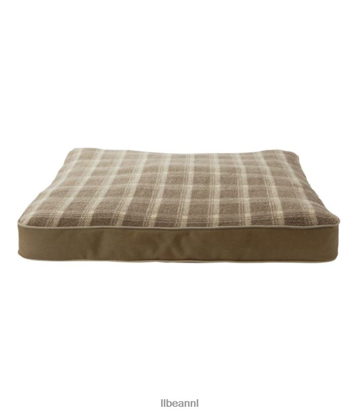 L.L.Bean unisex premium fleece hondenbedset rechthoekig jute huis goederen VT0641321