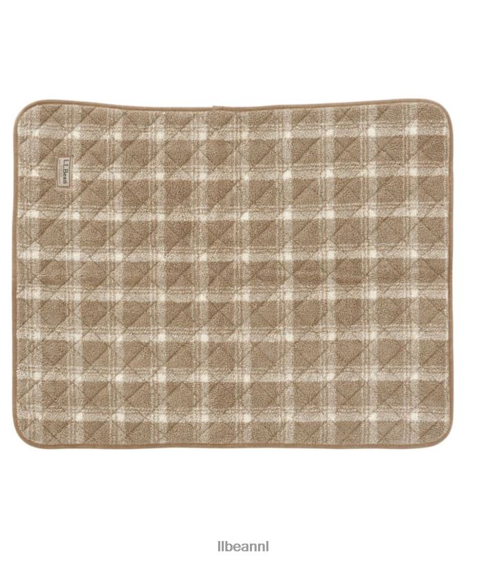 L.L.Bean unisex stoere gewatteerde hondendeken platina huis goederen VT0645257