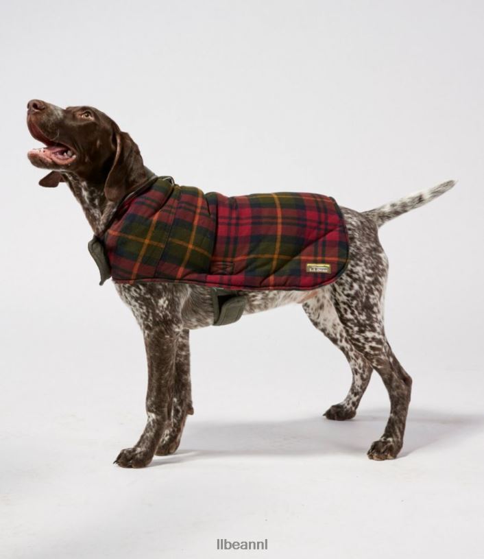 L.L.Bean unisex omkeerbare veldjas voor honden zadel huis goederen VT0641273