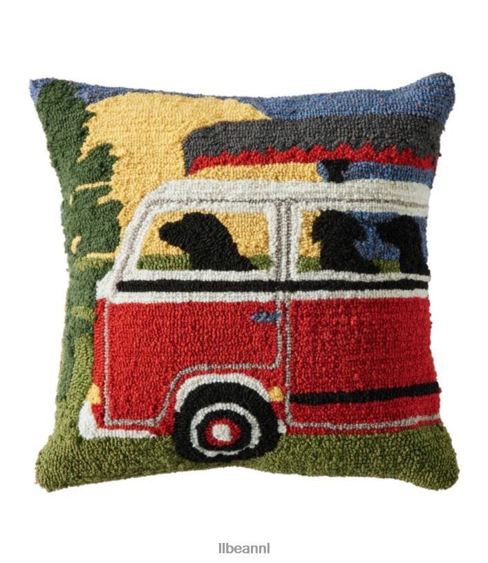 L.L.Bean unisex binnen/buiten verslaafd kussen hondenbus multi huisdecoratie VT0642734
