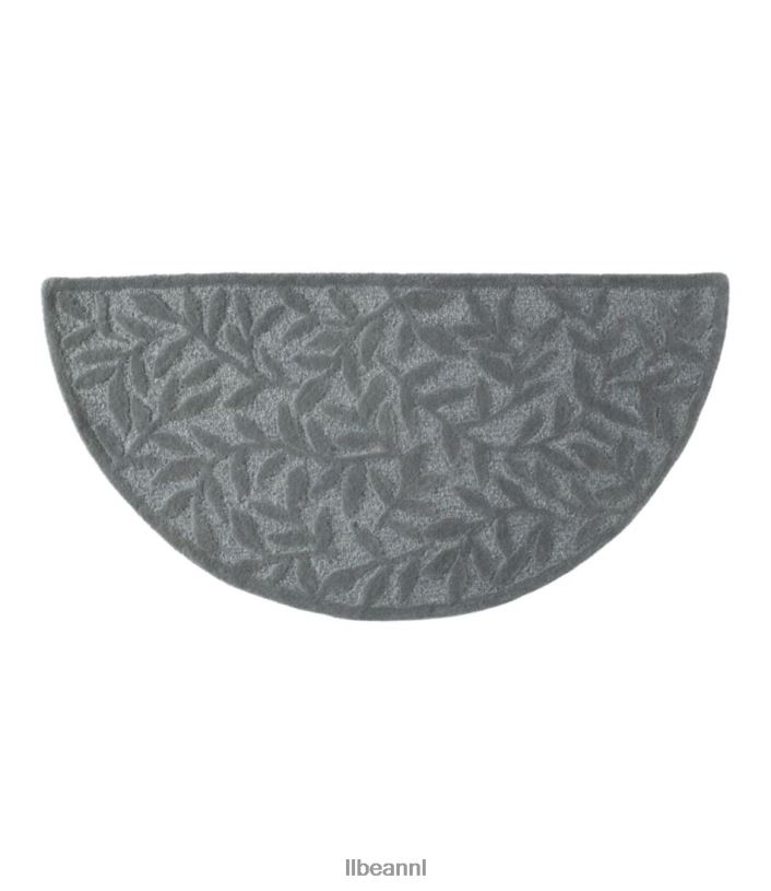 L.L.Bean unisex wollen haardkleed halvemaanblad platina huisdecoratie VT0644510