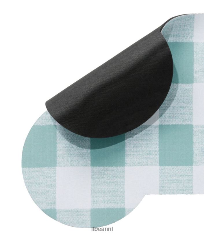 L.L.Bean unisex Machinewasbare placemat voor hondenbotten salie/zeezout huis goederen VT0646310
