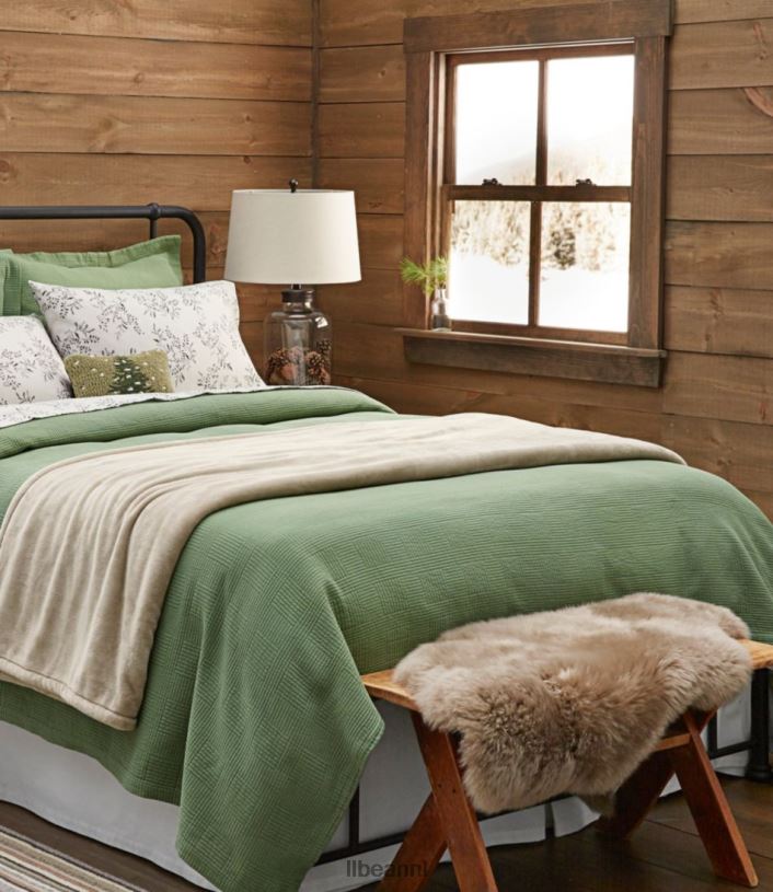 L.L.Bean unisex enkel schapenvacht vloerkleed ivoor huis goederen VT0644564