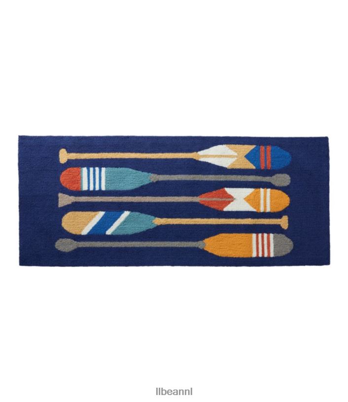 L.L.Bean unisex indoor/outdoor vakantieland runner peddels multi huis goederen VT0642710