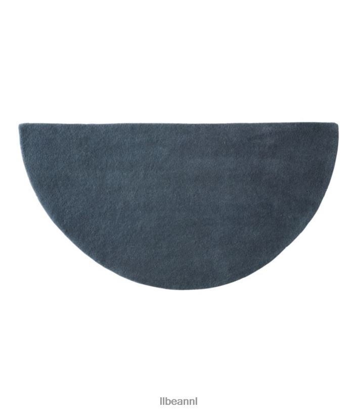 L.L.Bean unisex wollen haardkleed halve maan leiblauw huis goederen VT0642722