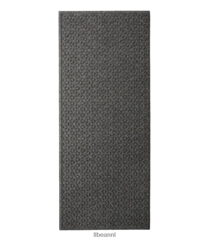 L.L.Bean unisex zwaargewicht gerecyclede waterhog mat runner bloeiende cirkels middelgrijs huis goederen VT0646337