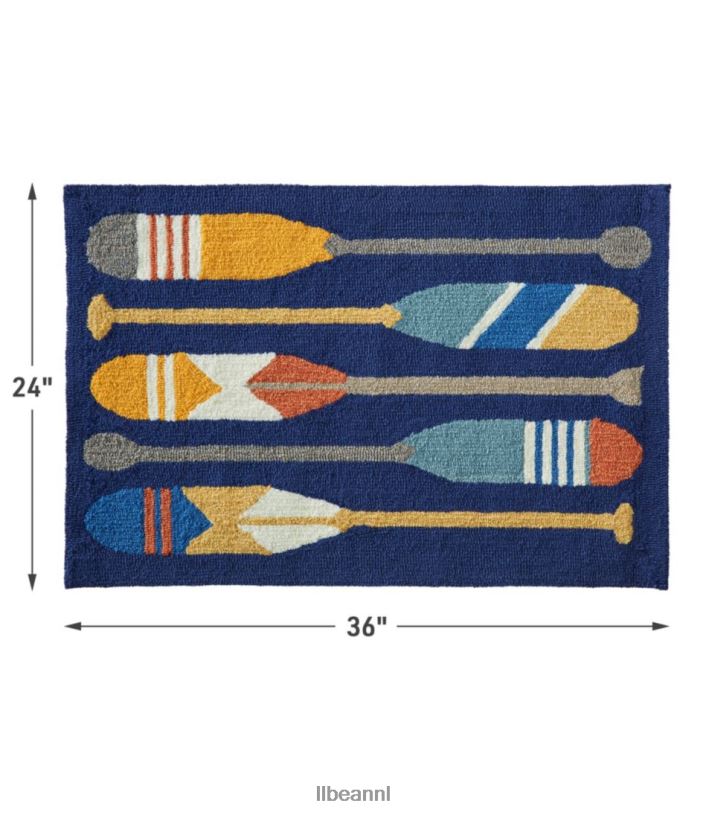 L.L.Bean unisex peddels voor vakantielandmatten voor binnen en buiten multi huis goederen VT0642635