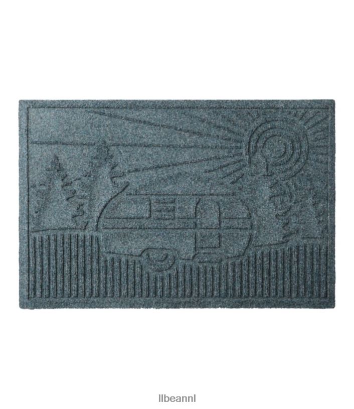 L.L.Bean unisex everyspace gerecyclede waterhog deurmat camper blauwe steen huis goederen VT0642677