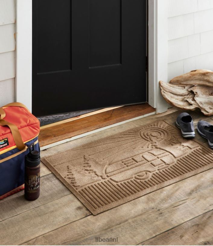 L.L.Bean unisex everyspace gerecyclede waterhog deurmat camper blauwe steen huis goederen VT0642677