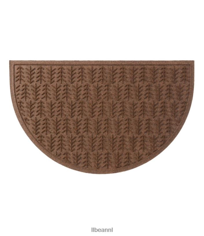 L.L.Bean unisex everyspace gerecyclede waterhog-deurmat halvemaanbomen bruin huis goederen VT0642596