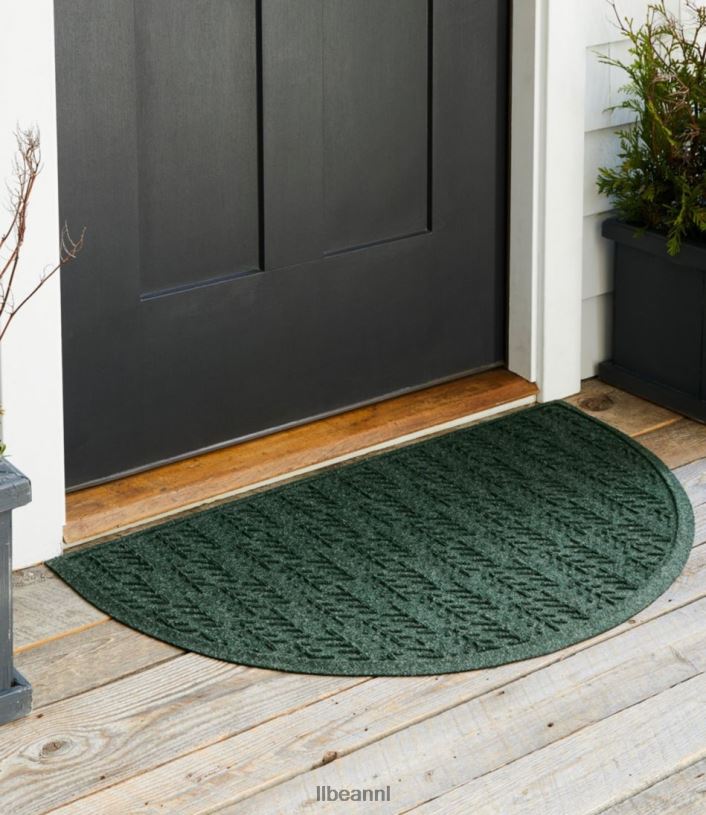 L.L.Bean unisex everyspace gerecyclede waterhog-deurmat halvemaanbomen groenblijvend huis goederen VT0645560
