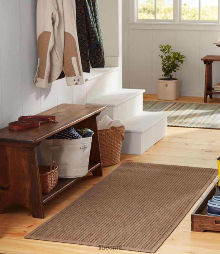 L.L.Bean unisex everyspace gerecyclede waterhog-deurmat middelgrijs huis goederen VT0647315