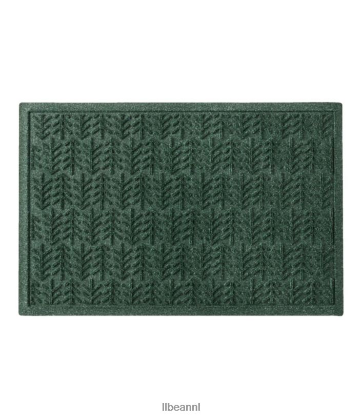 L.L.Bean unisex everyspace gerecyclede waterhog-deurmatbomen groenblijvend huis goederen VT0645491