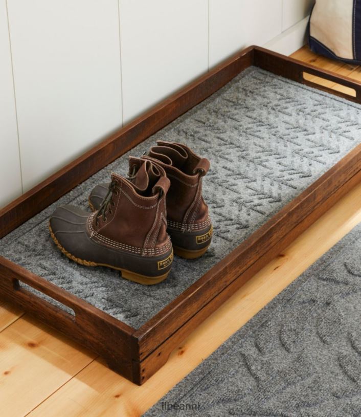 L.L.Bean unisex everyspace gerecyclede waterhog-laarsmatbomen middelgrijs huis goederen VT0646343