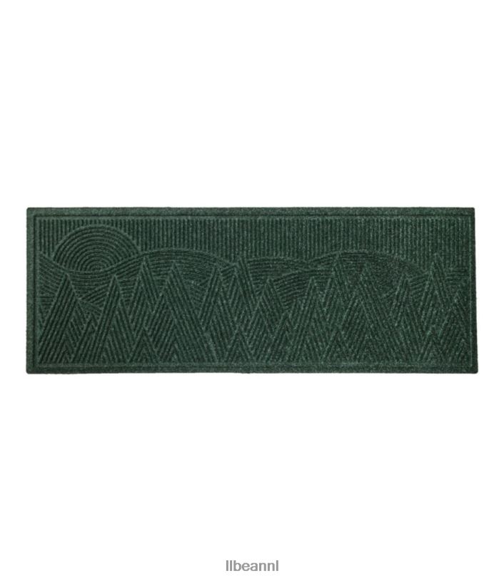 L.L.Bean unisex everyspace gerecyclede waterhog runner bergscène groenblijvend huis goederen VT0644441