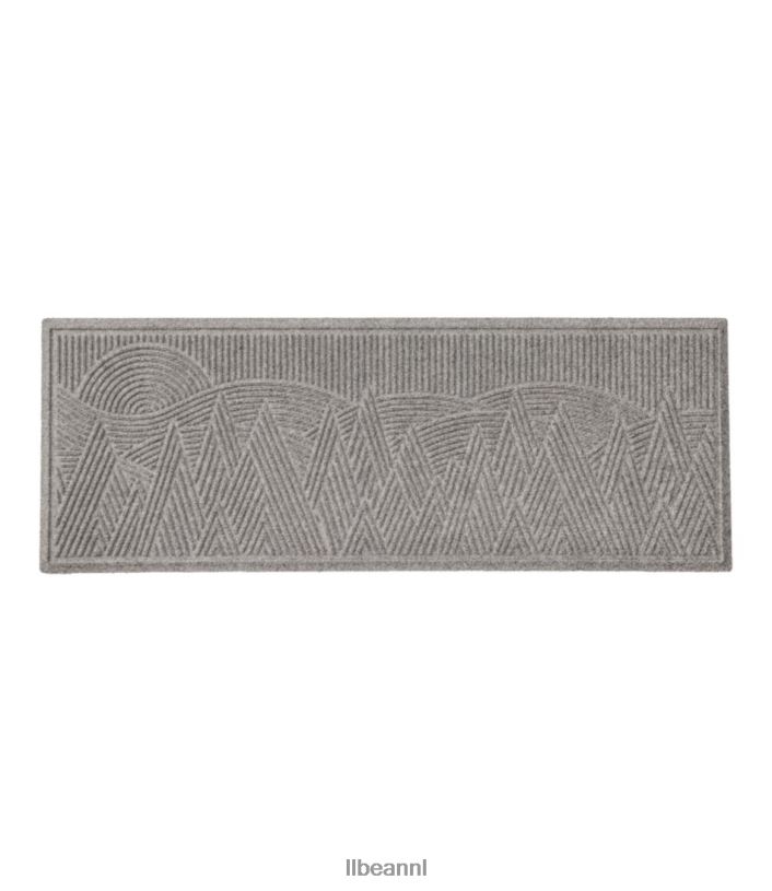 L.L.Bean unisex everyspace gerecyclede waterhog runner bergscène middelgrijs huis goederen VT0646355