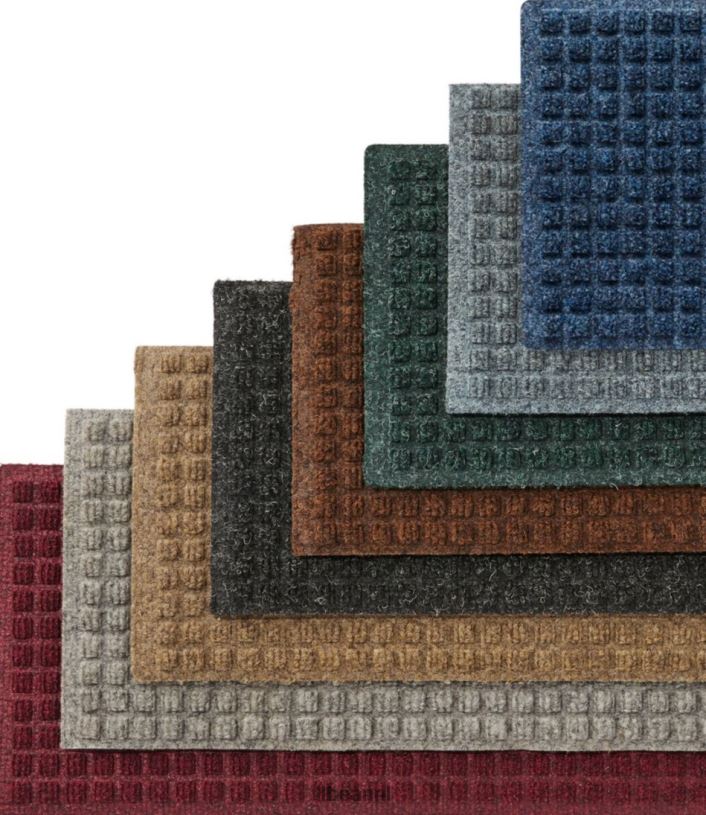 L.L.Bean unisex everyspace gerecyclede waterhogmat traptreden set van vier groenblijvend huis goederen VT0645515