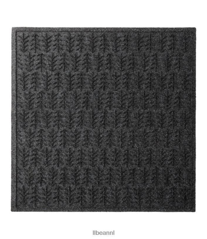 L.L.Bean unisex everyspace gerecyclede waterhogmat vierkante bomen houtskool huis goederen VT0646829