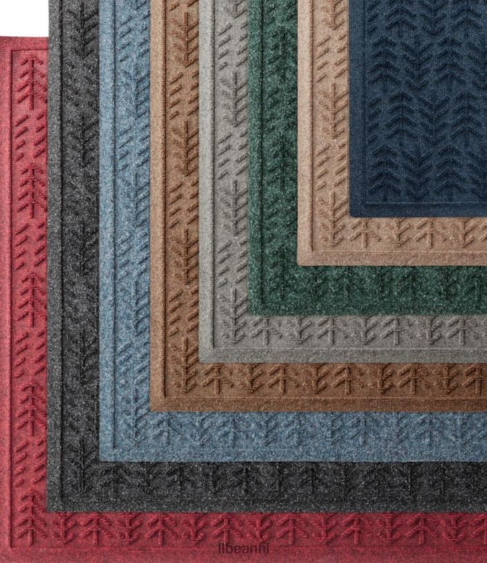 L.L.Bean unisex everyspace gerecyclede waterhogmat vierkante bomen houtskool huis goederen VT0646829