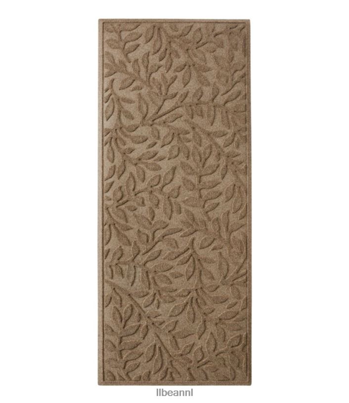 L.L.Bean unisex zwaargewicht gerecyclede waterhog mat runner bosblad khaki huis goederen VT0644414