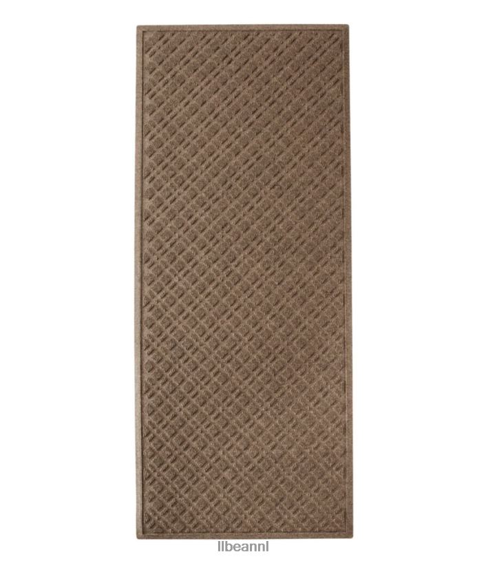 L.L.Bean unisex zwaargewicht gerecyclede waterhog mat runner plaid khaki huis goederen VT0644435